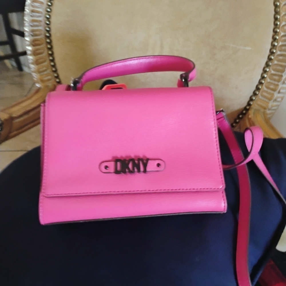 DKNY Vibrant Pink Crossbody Bag